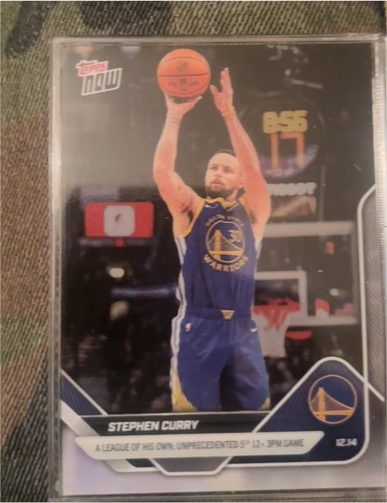 2024 Topps Now #12/14 Stephen Curry — front