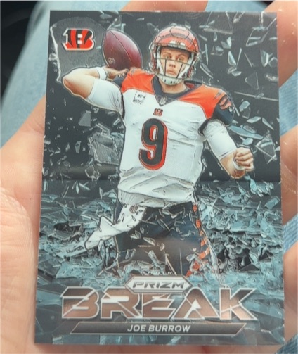 2021 Panini Prizm #PB-2 Joe Burrow Prizm Break — front