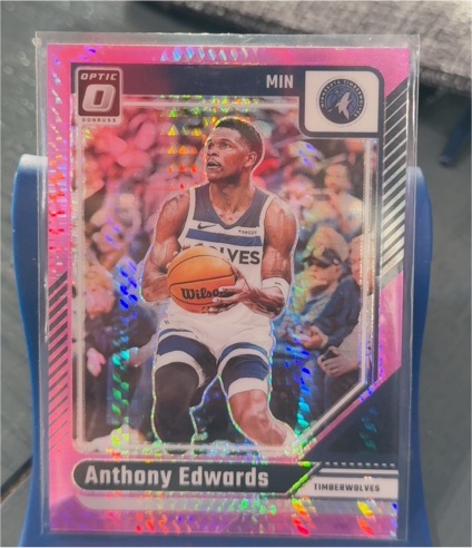 2024-25 Panini Donruss Optic #31 Anthony Edwards — front