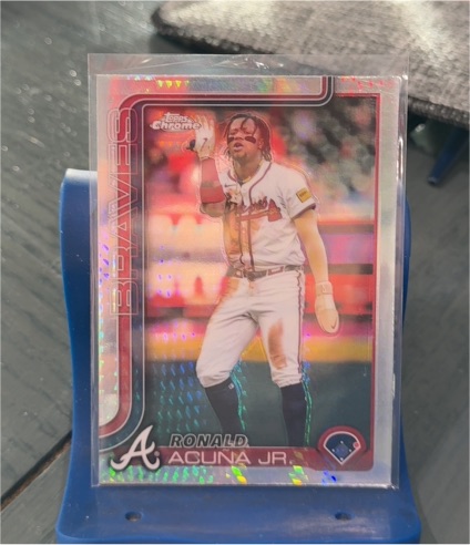 2025 Topps Chrome #257 Ronald Acuna Jr. — front