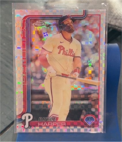 2025 Topps Chrome #150 Bryce Harper — front