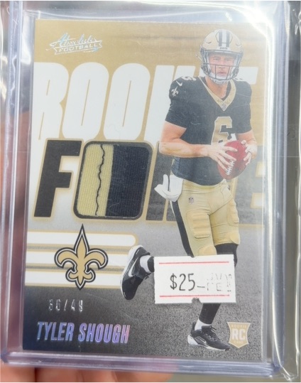 2025 Panini Absolute Rookie Force #RF-TSH Tyler Shough — front