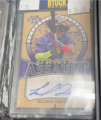 2024 Leaf Lumber Grain Assault #GA-MH1 Michael Harris II — front