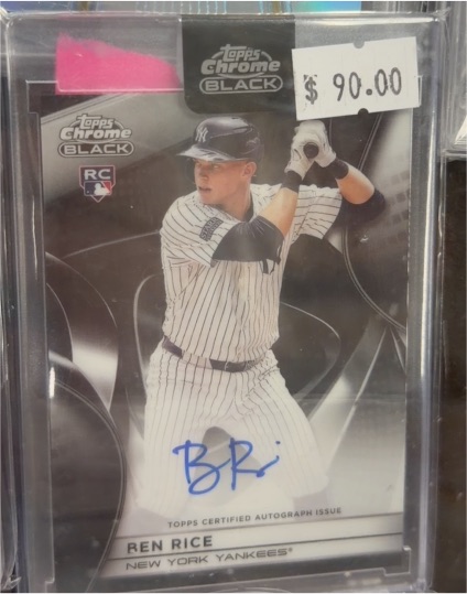 2025 Topps Chrome Black #CBA-BR Ben Rice — front
