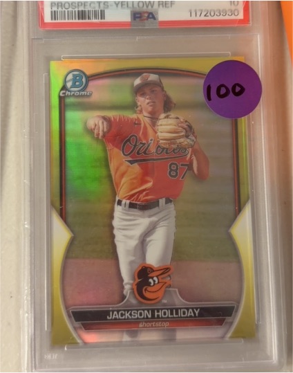 2023 Bowman Chrome Prospects #BCP-227 Jackson Holliday — front