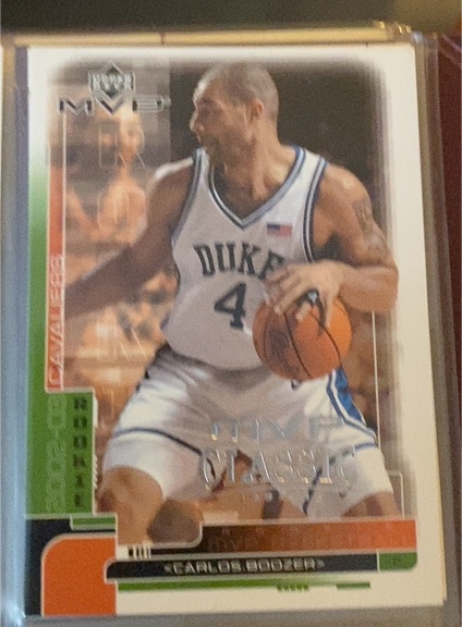 2002-03 Upper Deck MVP #201 Carlos Boozer — front