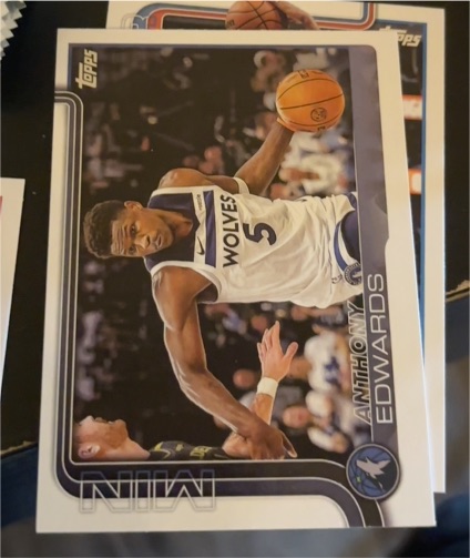 2025-26 Topps #108 Anthony Edwards — front