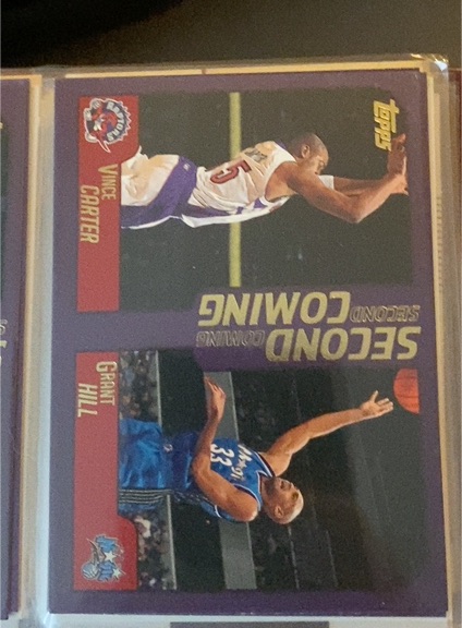 2000-01 Topps #293 Vince Carter / Grant Hill Second Coming — front