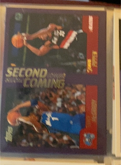 2000-01 Topps Second Coming #294 Tracy McGrady / Scottie Pippen — front