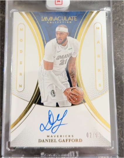 2024-25 Panini Immaculate Collection Modern Marks #MM-DGA Daniel Gafford — front