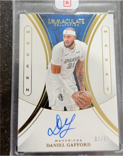 2024-25 Panini Immaculate Collection Modern Marks #02 Daniel Gafford — front