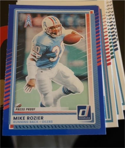 2025 Donruss #152 Mike Rozier Press Proof — front