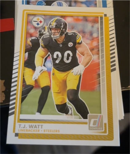 2025 Panini Donruss #132 T.J. Watt — front