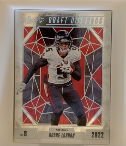 2024 Panini Absolute #DD-DLN Drake London Draft Diamonds — front