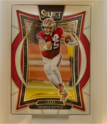 2024 Panini Select Football Die Cut Concourse #58 George Kittle — front