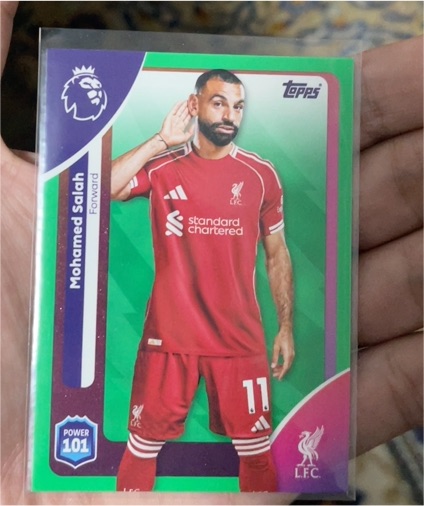 2025 Topps Premier League #174 Mohamed Salah — front