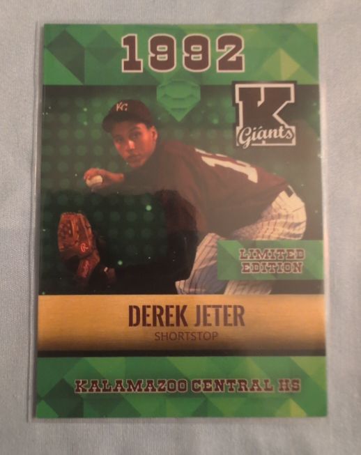 1992 Rookie Phenoms Kalamazoo Central HS Derek Jeter — front