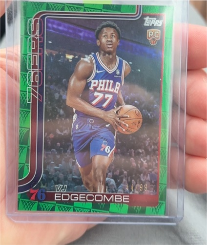 2025-26 Topps #203 VJ Edgecombe — front