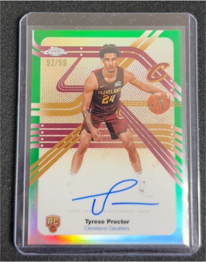 2025-26 Topps Chrome Next Stop Signatures #NS-TP Tyrese Proctor — front