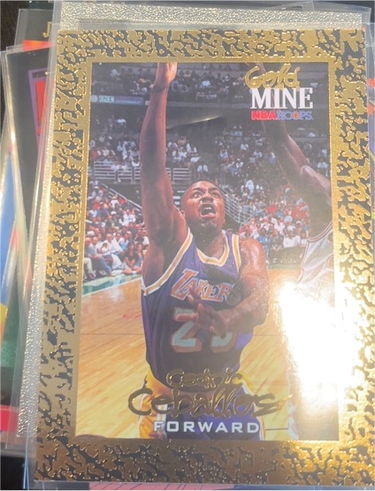 1995 NBA Hoops Gold Mine #440 Cedric Ceballos — front