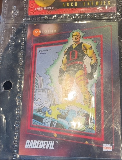 1992 Impel Marvel Universe #168 Daredevil — front