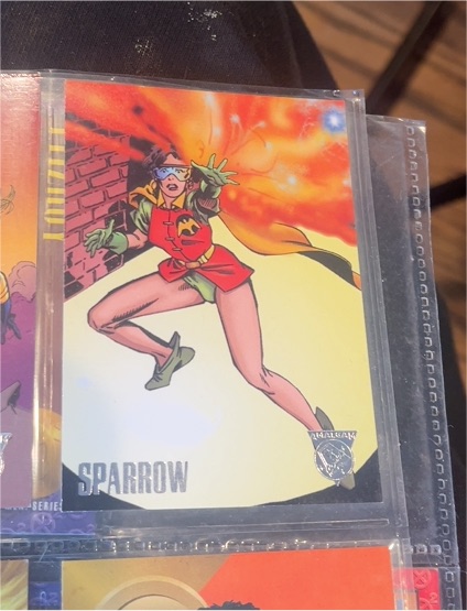 1996 Fleer Skybox DC Marvel Amalgam Comics #4 Sparrow — front