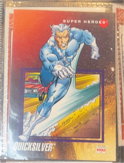 1992 Impel Marvel Universe Series 3 #7 Quicksilver — front