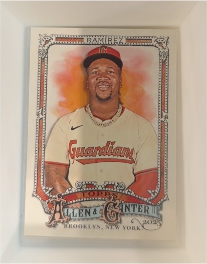 2025 Topps Allen & Ginter #117 Jose Ramirez — front