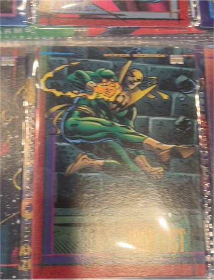 1993 Skybox Marvel Universe #88 Iron Fist — front