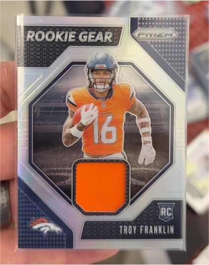 2024 Panini Prizm Rookie Gear #RG-TFN Troy Franklin — front
