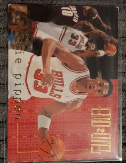 1995-96 Fleer End 2 End #16 Scottie Pippen — front