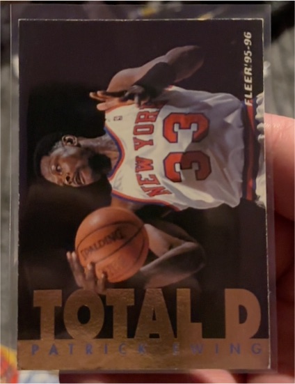1995-96 Fleer Total D #2 Patrick Ewing — front