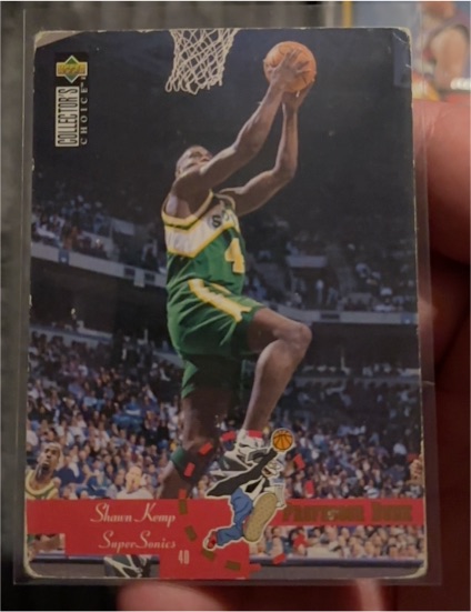 1995-96 Collector's Choice #201 Shawn Kemp — front