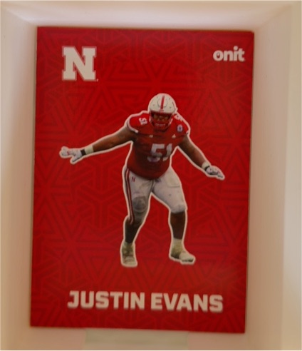 2025 Onit #F-19 Justin Evans — front