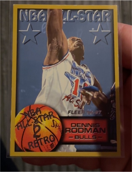 1996-97 Fleer #296 Dennis Rodman — front