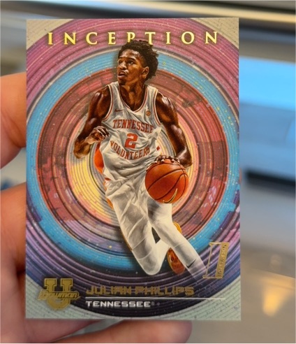 2022-23 Bowman University Inception #34 Julian Phillips — front