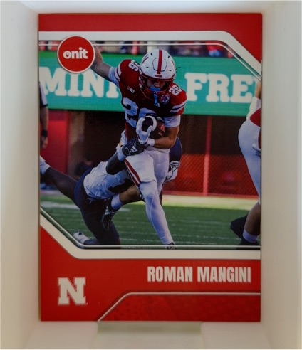 2025 Onit Nebraska Cornhuskers Roman Mangini #B68 — front