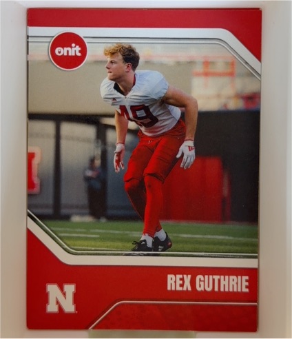 2025 Onit # Rex Guthrie — front