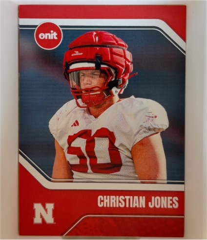 2025 Onit #B-50 Christian Jones — front