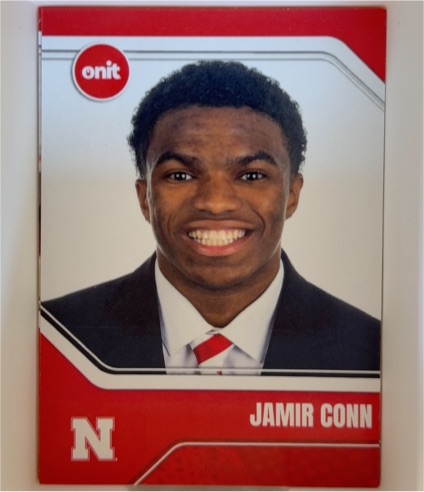 2025 Onit #Jamir Conn Nebraska Cornhuskers — front