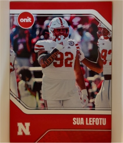 2025 Onit #B92 Sua Lefotu — front