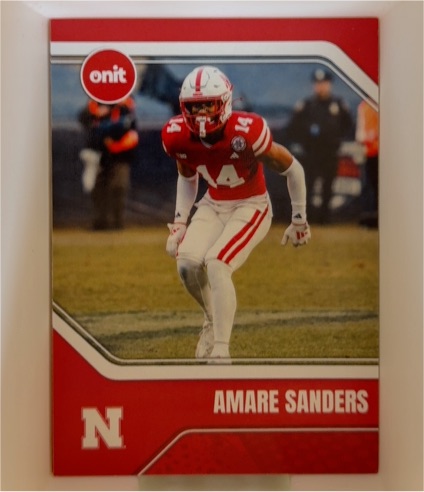 2025 Onit #B-14 Amare Sanders — front