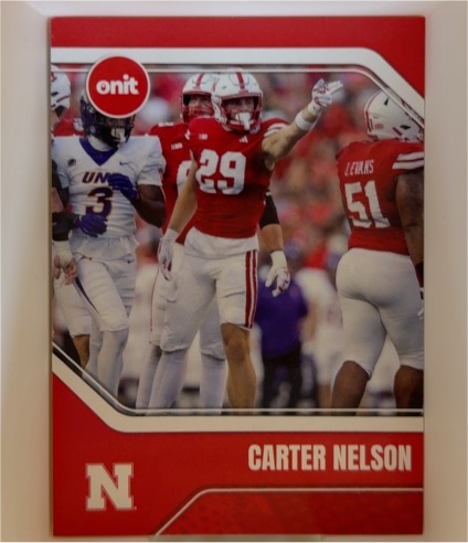 2025 Onit # Carter Nelson — front