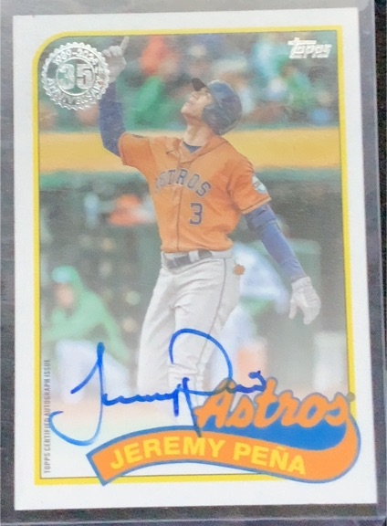 1989 Topps #3 Jeremy Pena — front