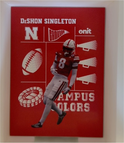 2025 ONIT Campus Colors Red #CC-8 DeShon Singleton — front