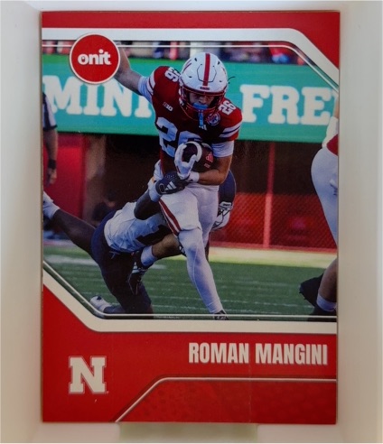 2025 Onit Nebraska Cornhuskers #B68 Roman Mangini — front