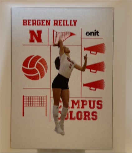 2025 Onit Athlete Reilly Bergen Campus Colors CC-1 Nebraska Volleyball — front