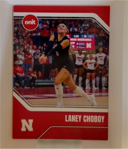 2025 ONIT University of Nebraska Women's Volleyball Red #B6 Laney Choboy — front