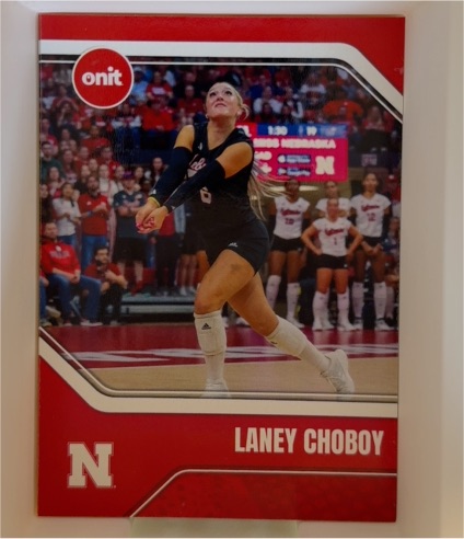 2025 Onit Nebraska Volleyball #P-5 Laney Choboy — front