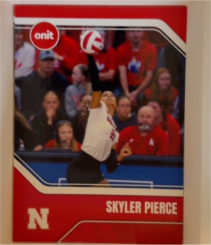 2025 Onit Athlete Nebraska Cornhuskers Volleyball Skyler Pierce — front